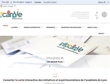 Tablet Screenshot of cardie-lyon.org